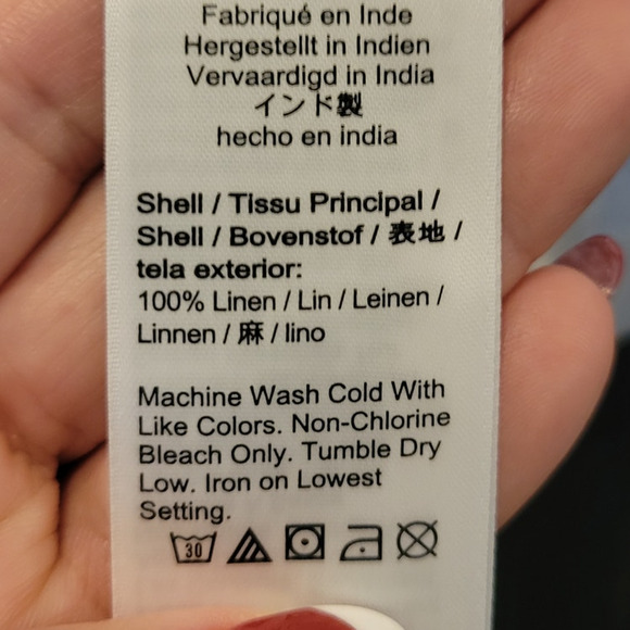 NWT J. Crew Baird McNutt Irish Linen Shirt White XL - Picture 9 of 9